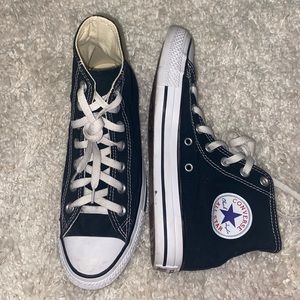 Black high top Converse